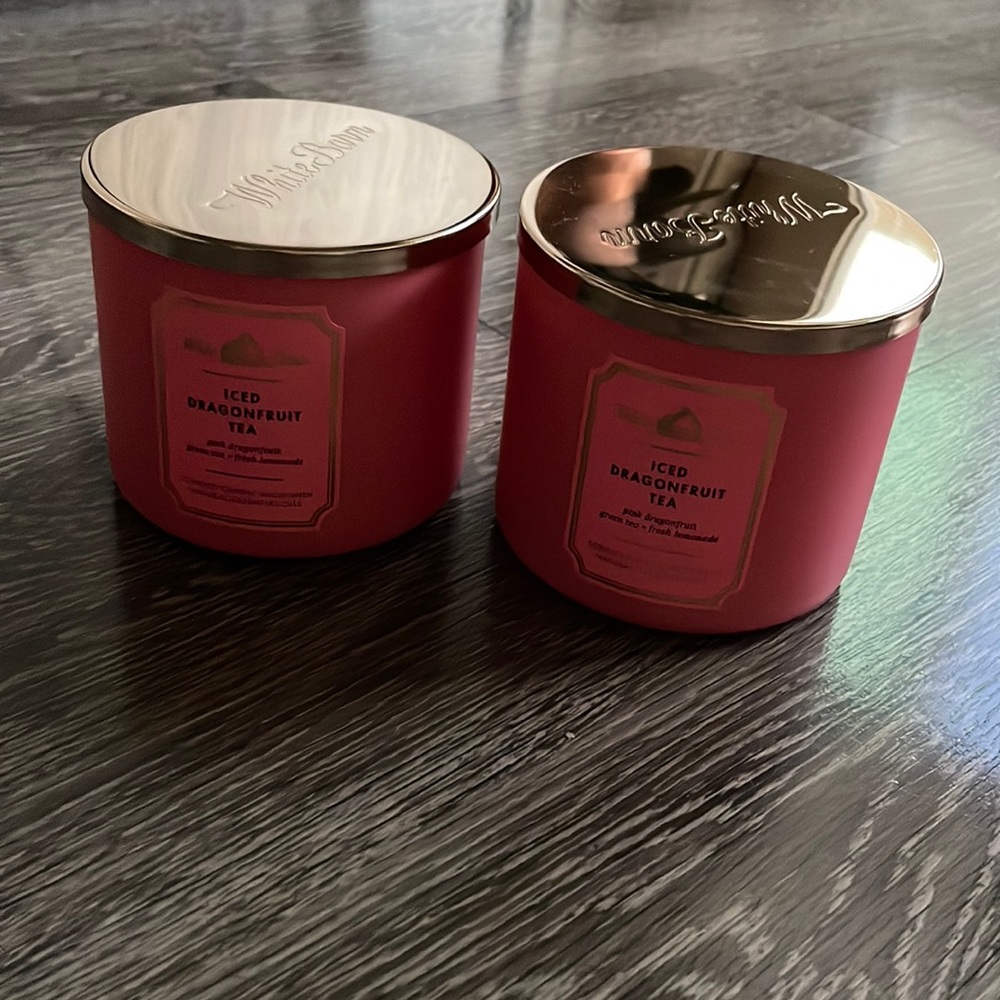 Bath and Body Works Iced Dragonfruit Tea Candles